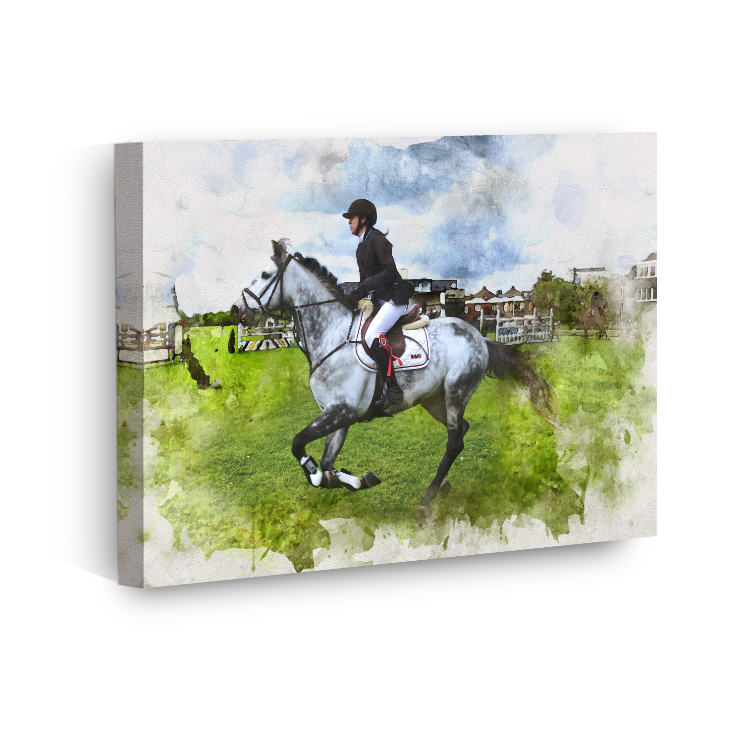 Personalized Watercolor Canvas