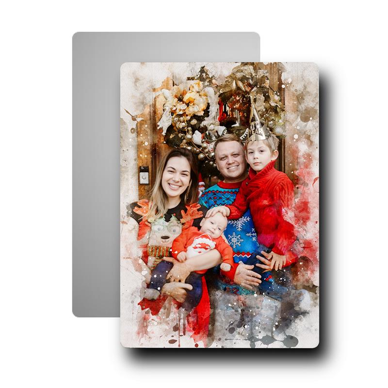 Watercolor Photo Metal Prints Wall Art